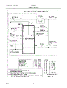 10 - Wiring Diagram parts for Frigidaire Range CFES3025LW2 from AppliancePartsPros.com