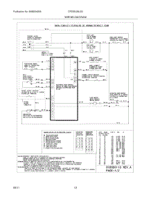 10 - Wiring Diagram parts for Frigidaire Range CFES3025LS3 from AppliancePartsPros.com
