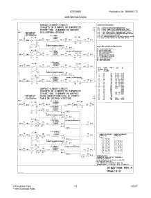 11 - Wiring Diagram parts for Frigidaire Range CFES365EB4 from AppliancePartsPros.com
