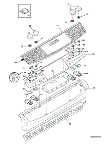 03 - Backguard parts for Frigidaire Range CPLES399EC3 from AppliancePartsPros.com