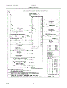 10 - Wiring Diagram parts for Frigidaire Range CGES3065KB2 from AppliancePartsPros.com