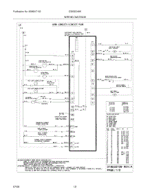 10 - Wiring Diagram parts for Frigidaire Range CGES3045KB1 from AppliancePartsPros.com