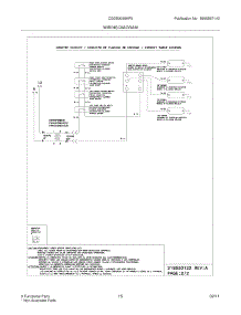 13 - Wiring Diagram parts for Frigidaire Range CGDS3065KF5 from AppliancePartsPros.com