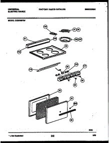02 - Cooktop And Door Parts parts for Frigidaire Range CE200SP2W0 from AppliancePartsPros.com