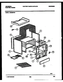 03 - Body Parts parts for Frigidaire Range CE200SP2W0 from AppliancePartsPros.com