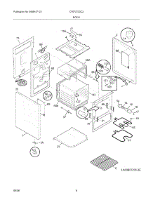 05 - Body parts for Frigidaire Range CFEF272DC3 from AppliancePartsPros.com