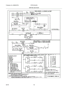 10 - Wiring Diagram parts for Frigidaire Range CFEF2405LWA from AppliancePartsPros.com