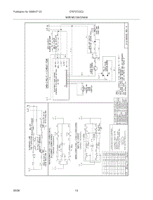 10 - Wiring Diagram parts for Frigidaire Range CFEF272DC3 from AppliancePartsPros.com