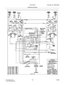 13 - Wiring Diagram parts for Frigidaire Range CGLEF379DBE from AppliancePartsPros.com