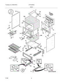 05 - Body parts for Frigidaire Range CFEF322ES3 from AppliancePartsPros.com