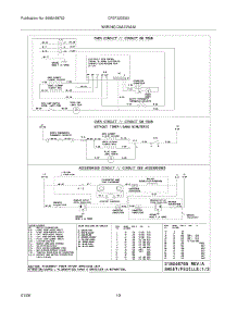 10 - Wiring Diagram parts for Frigidaire Range CFEF322ES3 from AppliancePartsPros.com