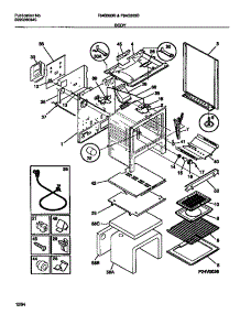 04 - Body parts for Frigidaire Range F64B363BBA from AppliancePartsPros.com