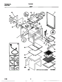 04 - Body parts for Frigidaire Range F64S352BDB from AppliancePartsPros.com