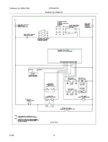 12 - Wiring Schematic parts for Frigidaire Range CFGF366DCC from AppliancePartsPros.com