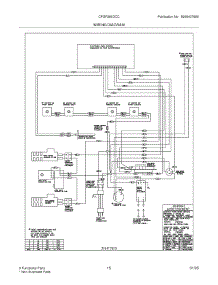 13 - Wiring Diagram parts for Frigidaire Range CFGF366DCC from AppliancePartsPros.com