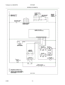 14 - Wiring Schematic parts for Frigidaire Range CFGF366FSA from AppliancePartsPros.com