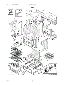 07 - Body parts for Frigidaire Range CGDS3065KB2 from AppliancePartsPros.com