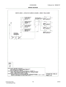 15 - Wiring Diagram parts for Frigidaire Range CGDS3065KB2 from AppliancePartsPros.com