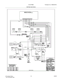 15 - Wiring Diagram parts for Frigidaire Range CGLGF388DBF from AppliancePartsPros.com