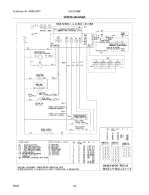 12 - Wiring Diagram parts for Frigidaire Range CGLES389FB5 from AppliancePartsPros.com