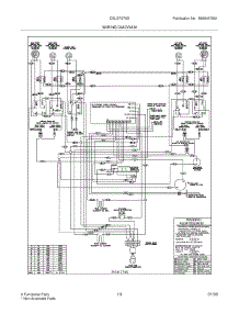 13 - Wiring Diagram parts for Frigidaire Range CGLEF379DSG from AppliancePartsPros.com