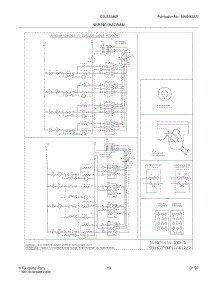 11 - Wiring Diagram parts for Frigidaire Range CGLES389FS2 from AppliancePartsPros.com