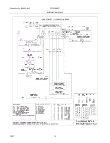 14 - Wiring Diagram parts for Frigidaire Range CPCS389EC7 from AppliancePartsPros.com