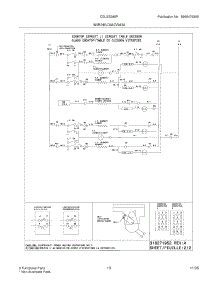 11 - Wiring Diagram parts for Frigidaire Range CGLES385FS2 from AppliancePartsPros.com