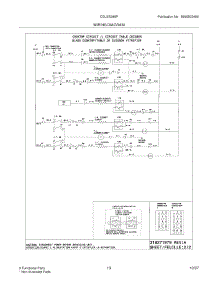 13 - Wiring Diagram parts for Frigidaire Range CGLES385FS4 from AppliancePartsPros.com
