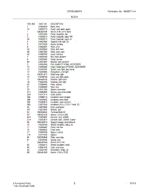 05 - Body parts for Frigidaire Range CPES3085KF3 from AppliancePartsPros.com