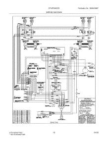 13 - Wiring Diagram parts for Frigidaire Range CPLEF398DCE from AppliancePartsPros.com