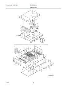 07 - Top / Drawer parts for Frigidaire Range CPLES399EC6 from AppliancePartsPros.com
