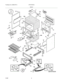 05 - Body parts for Frigidaire Range CFEF372EC3 from AppliancePartsPros.com