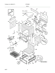 05 - Body parts for Frigidaire Range CFES365ES4 from AppliancePartsPros.com