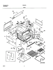 05 - Body parts for Frigidaire Range FED367ASF from AppliancePartsPros.com