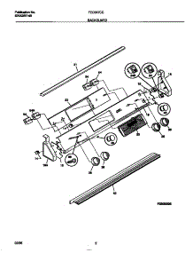 02 - Backguard parts for Frigidaire Range FED367CCBD from AppliancePartsPros.com