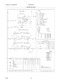 10 - Wiring Diagram parts for Frigidaire Range FED300DSB from AppliancePartsPros.com
