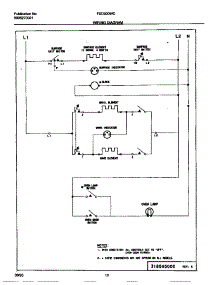 06 - Wiring Diagram parts for Frigidaire Range FED300WCW1 from AppliancePartsPros.com