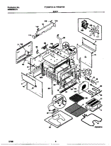 03 - Body parts for Frigidaire Range FED387CESA from AppliancePartsPros.com