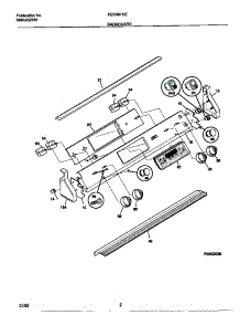 02 - Backguard parts for Frigidaire Range FED367CETA from AppliancePartsPros.com