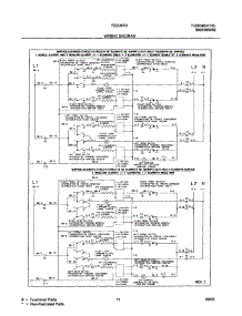 11 - Wiring Diagram parts for Frigidaire Range FED367DBA from AppliancePartsPros.com