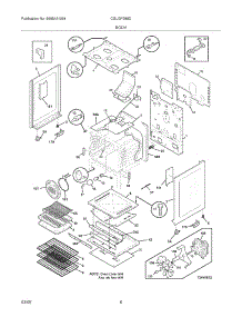 07 - Body parts for Frigidaire Range CGLGF388DBC from AppliancePartsPros.com