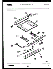 02 - Cooktop, Burner, Control Parts parts for Frigidaire Range CP240SP2D1 from AppliancePartsPros.com