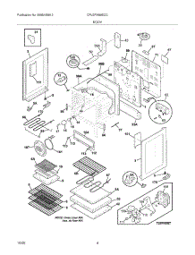 05 - Body parts for Frigidaire Range CPLEFM99ECC from AppliancePartsPros.com