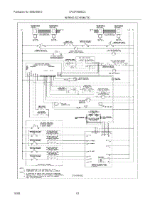 12 - Wiring Schematic parts for Frigidaire Range CPLEFM99ECC from AppliancePartsPros.com