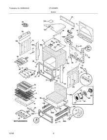 05 - Body parts for Frigidaire Range CPLES399ECA from AppliancePartsPros.com