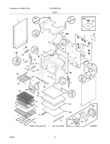 07 - Body parts for Frigidaire Range CPLGF390DCB from AppliancePartsPros.com