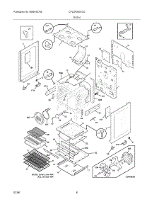 07 - Body parts for Frigidaire Range CPLGF390DCG from AppliancePartsPros.com