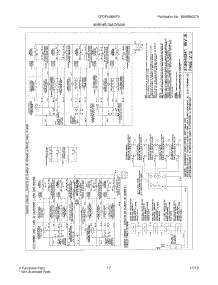 15 - Wiring Diagram parts for Frigidaire Range CPDF4085KF2 from AppliancePartsPros.com
