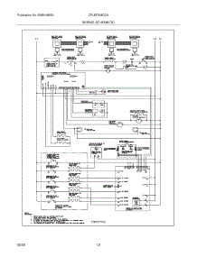 12 - Wiring Schematic parts for Frigidaire Range CPLEF398DCH from AppliancePartsPros.com